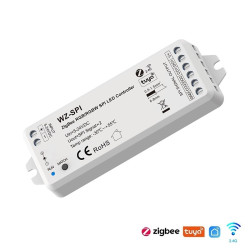 Sterownik SPI do taśm cyfrowych LED ZigBee (Tuya) / 2.4GHz 8A 5-24VDC