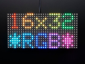 Medium 16x32 RGB LED matrix panel - 6mm Pitch