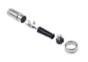 Wtyk Din 5 -pinowe Męski Montaż na kablu 100 V AC