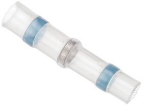 Łącznik lutowany, dł. 24.5mm, Ø kabla 1 → 3mm, kolor: Przezroczysty, materiał: Poliolefina, TE Connectivity