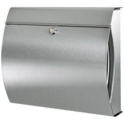 Burg Wächter 32500 VERONA Letterbox Stainless Steel Silver Key