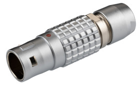 Złącze wielostykowe przemysłowe 14-pinowe Montaż na kablu Wtyczka LEMO