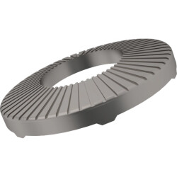 Contact washer, M3, H 0.6 mm, inner Ø 3.2 mm, outer Ø 6 mm, steel, stainless, 003.20.039