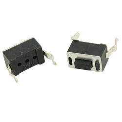 10 pcs TACT Switch Microswitch 3x6mm h=4.3mm 2-pin