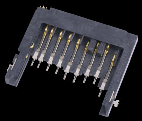 FPS009-3001BL MMC and SD card connector, 9-pin