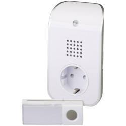 Heidemann 70822 HX Curve Wireless Doorbell Set 100m Range 8 Melodies