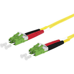 Metz Connect 151P1JAJA20E Fibreglass FO Cable Yellow 2m 2x LC plug 9/125&#xB5; OS2