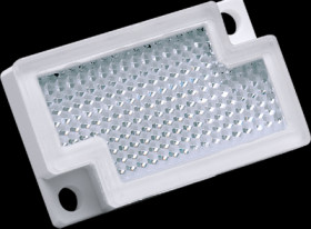Reflector, 14 x 23 x 5 mm for laser retro-reflective sensors, E20989