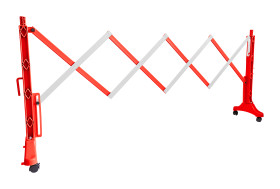 Bariera ochronna Bariera wysuwana Czerwony/biały