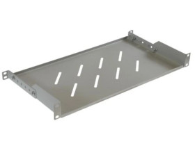 Półka regulowana 19cali 1U głębokość 250mm V RAL7035