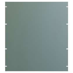 Hammond PBPA19021GY2 12U 19" Rack Aluminium Blank Panel ASA61 Grey 483 x 3 x 533