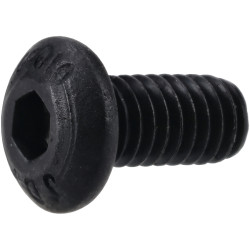 R-TECH 337369 M4 X 8 Hex Socket Button Screws Steel Black - Pack Of 100
