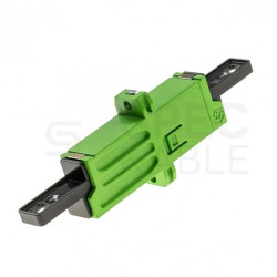 Adapter światłowodowy FO SM simplex E2000/APC-E2000/APC zielony PFOT