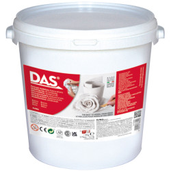 DAS F386000 DAS Modelling Clay White 5x1kg Schoolpack
