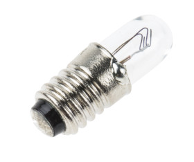 Oświetlenie wskaźnika 12 V E5 bezbarwna 2.4 lm RS PRO rozmiar T1 1/2