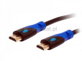 Kabel HDMI - HDMI 5m 4K; BLUE
