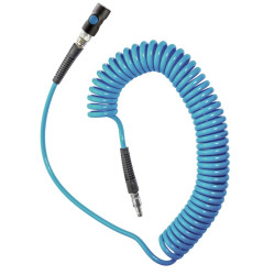 Przewód pneumatyczny spiralny długość 4m średnica zew: 10mm średnica wew: 6.5mm PREVOST Poliuretan