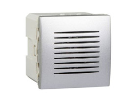 UNICA TOP Dzwonek elektryczny 5 melodii bez ramki montażowej aluminium MGU3.786.30 SCHNEIDER ELECTRIC