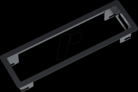 915.000 POWER FRAME Installation frame small 3-way, black