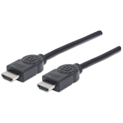 Manhattan 323239 HDMI 4K@30Hz Cable with Ethernet, 5m, Suitable for ALL 1080p/H