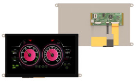 Kolorowy wyświetlacz LCD 9cal TFT 800 x 480pikseli I2C, SPI, UART I/F Tak 4D Systems