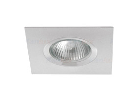 Oczko halogenowe, oprawa sufitowa punktowa stała TESON AL-DSL50 50W JDR GU10 IP20 aluminium 07373 KANLUX