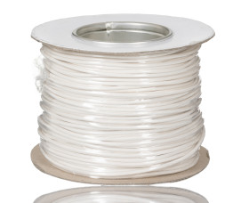 Przewód montażowy 2,5 mm² Biały RS PRO PVC 14 AWG 1 kV DC, 600 V AC dł. 100m 45/0,25 mm 105°C BS6231