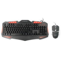 Zestaw Esperanza EGK3000 klawiatura + mysz Shelter