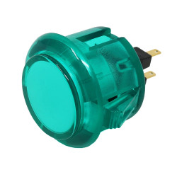 Arcade Button - 30mm Translucent Green