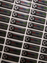 Amiga Dome Label 4000/060 Black (One Piece)