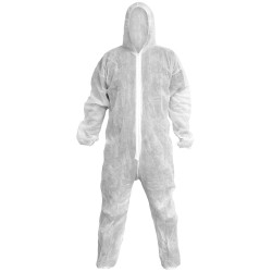 Worksafe 9601XL Disposable Coverall White - X-Large