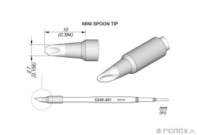 Grot C245931 do rączki JBC T245