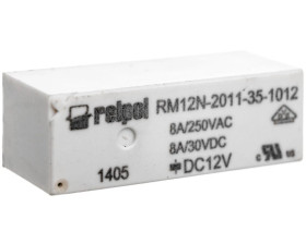 Przekaźniki miniaturowy 1P 10A 12V DC PCB RM12N-2011-35-1012 2614990