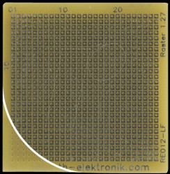 RE012-LF Prototyping board FR4 RM 1.27 mm 38.10 x 39.37 mm