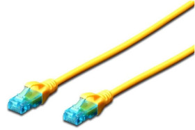Kabel krosowy (Patch Cord) U/UTP kat. 5e żółty 5m DK-1512-050/Y