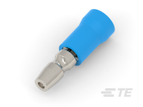 Końcówka pinowa, SMP, Cyna, 3.17mm średnica, Niebieski, 14AWG - 16AWG