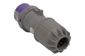 Wtyczka przenośna 16A 2P 24V fioletowa IP44 TWIST 062v