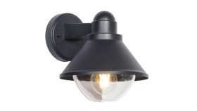 Oprawa Elewacyjna Elgin Czarna E27