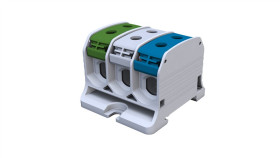 Złączka Szynowa Gwintowa Al/Cu Stb 50-3X (87330) Simblock Zie/Sza/Nie 81004021