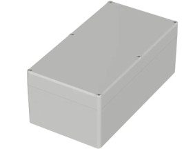ABS enclosure, (L x W x H) 300 x 160 x 120 mm, light gray (RAL 7035), IP65, 63247300