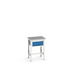 Stół warsztatowy szer. 600mm maks. obciążenie: 200kg Regulowana podstawa robocza Stal dł. 700mm wys. 930mm