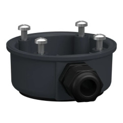 Uniwersalny element montażowy, kolumna świetlna, plastikowy adapter boczny, szary, Harmony XVB7, XVZ07