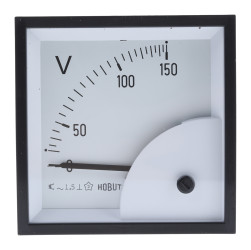 Woltomierz analogowy AC wycięcie: 68 x 68 mm HOBUT