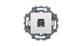 Gniazdo Telefoniczne 1Xrj11, Białe, Dahlia Gw35251w