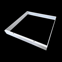 Ramka montażowa do paneli LED natynkowo 600x600x70 aluminiowa biała EC20342 Eco Light