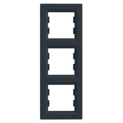 ASFORA Ramka 3-krotna pionowa antracyt EPH5810371