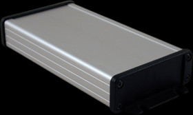 Aluminum enclosure, (L x W x H) 160 x 84 x 28 mm, natural, IP65, 1457J1602