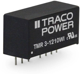 TracoPower TMR 3-4813WI Przetwornica DC/DC, do PCB 48 V/DC 15 V/DC 200 mA 3 W Ilość wyjść: 1 x Content 1 szt.