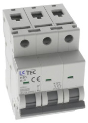 Wyłącznik nadprądowy HBS 3P 3M 3F B 10A 10kA