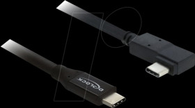 81711 Coaxial USB 40 Gbps cable angled left / right USB PD 3.1 240 W 2